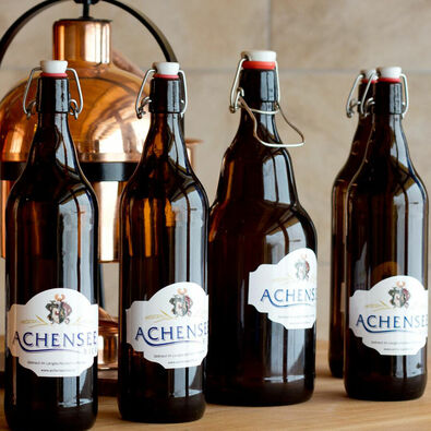 Achensee beer Since December 2010 in Langlaufstüberl in Pertisau, at the entrance to the Karwendel valleys, naturally cloudy beer has been produced in the first brewery in Achensee.