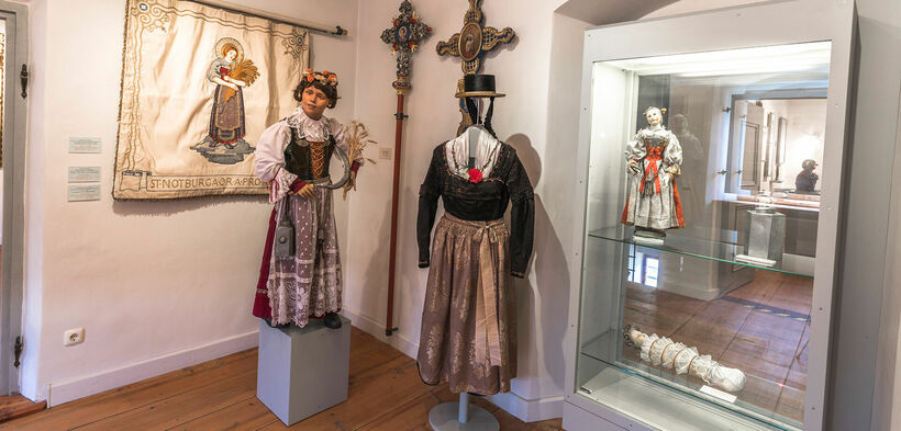 St. Notburga museum The museum displays the oldest documents of the veneration of St. Notburga, precious paintings and sculptures, and baroque art exhibits.