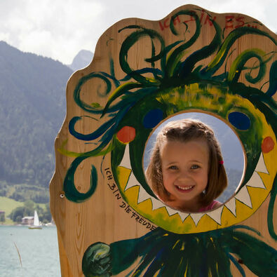 Wusel Lake Trail The Wusel Lake Trail along the lakeshore of Lake Achensee between Maurach and Achenkirch is a fantastic outdoor adventure playground for children.