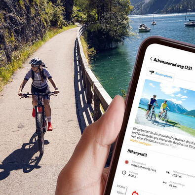 Plan your summer holidays at Lake Achensee online and find tour tips and excursions on maps.achensee.com.