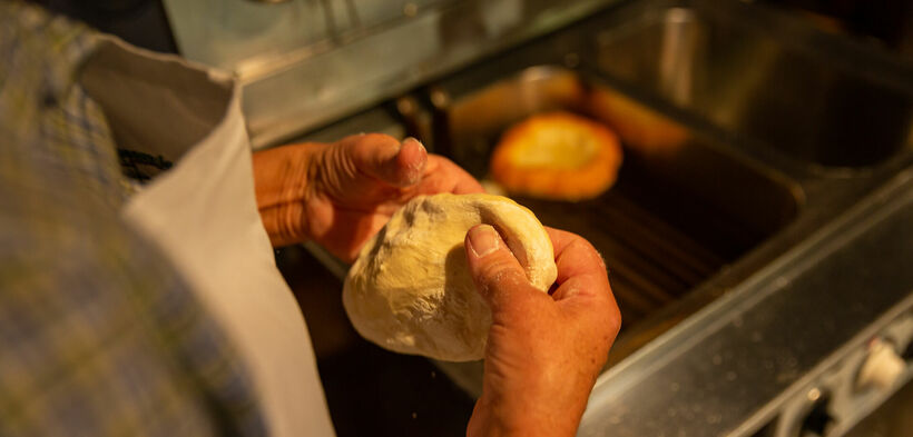Achentaler Kirchtag at the history museum Sixenhof  Tasty traditional dishes are served at the Achentaler Kirchtag in the history museum Sixenhof.