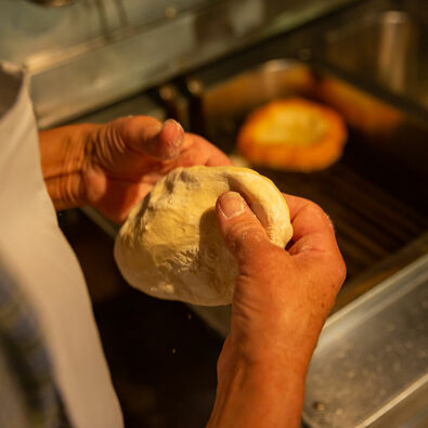 Achentaler Kirchtag at the history museum Sixenhof  Tasty traditional dishes are served at the Achentaler Kirchtag in the history museum Sixenhof.