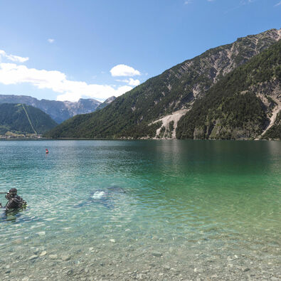 Diving at Lake Achensee Lake Achensee is Tirol's biggest and deepest lake and a very popular diving spot.