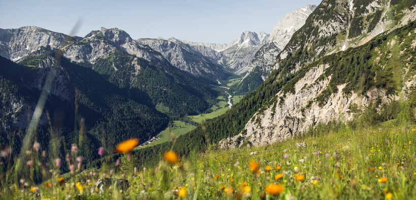 The Karwendel mountains The view over the Karwendel mountains is a delight for nature loving explorers.