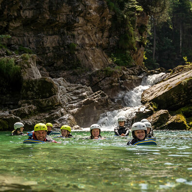 Cool action in the torrent Swim, jump and hike through the most beautiful gorges of the Achensee holiday region.