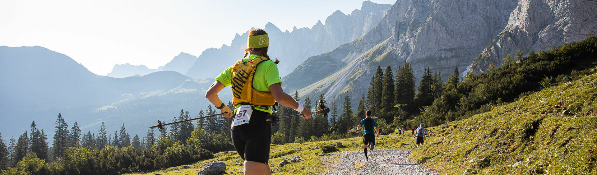 The Karwendelmarsch, which leads through the Nature Park Karwendel, is one of Tirol’s top annual sporting events