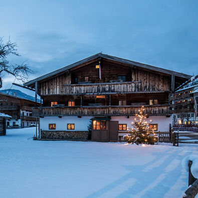 The history museum Sixenhof in Achenkirch in winter.