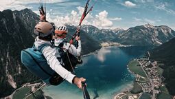 Tandemflug vom Rofan - Achenseeblick