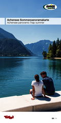 Panoramakarte Sommer Achensee