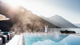 Infinity Pool mit Aussicht zum Achensee